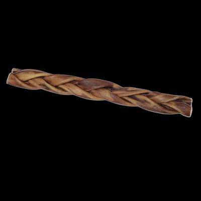 6in Braided Collagen Stick, Grass  Fed  Beef Dog Chew