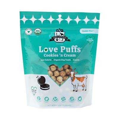 Lord Jameson Love Puffs Cookies & Cream Crunchy Dog Treat 4oz
