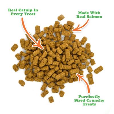 Meowijuana Crunchie Munchies Salmon Cat Treat 3oz
