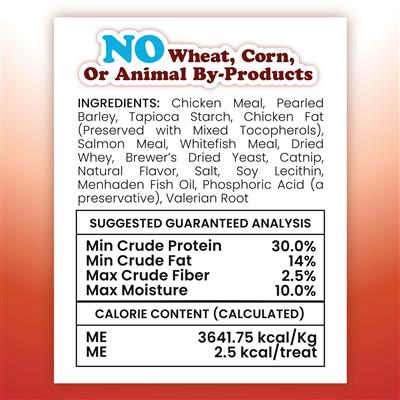 Meowijuana Crunchie Munchies Salmon Cat Treat 3oz