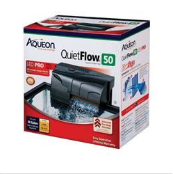 Aqueon QuietFlow LED PRO Aquarium Power Filter 1ea/Size 50