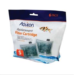 Aqueon Replacement Filter Cartridges 1ea/SMall - 6 pk