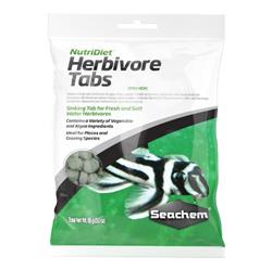 Seachem Laboratories NutriDiet Herbivores Sinking Tab Fresh & Salt Water Fish Food 1ea/3Oz/.85 g