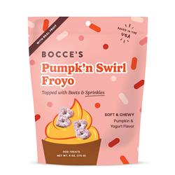 Bocce's Bakery Pumpk’n Swirl Froyo Soft & Chewy Dog Treats 6oz