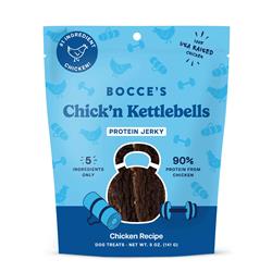 Bocce's Bakery Chick'n Kettlebells Jerky Protein Cuts Dog Treats 5oz