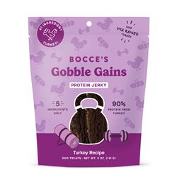 Bocce's Bakery Gobble Gains Jerky Protein Cuts Dog Treats 5oz