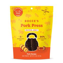 Bocce's Bakery Pork Press Jerky Protein Cuts Dog Treats 5oz