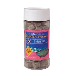 San Francisco Bay Brand Bacteria Free Tubifex Worms Freeze Dried Fish Food 14 g, 1ea/0.5oz.