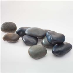 CaribSea Exotica River Rock Black, 1ea/25 lb