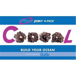 CaribSea LifeRock Donut Purple, Brown, 1ea/7 in, 4 pk