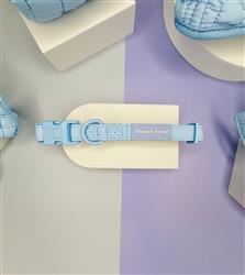 Blueberry Milkshake Quilted Collar
