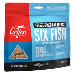 Orijen Cat Freeze-Dried Treat 6 Fish 1.25oz.