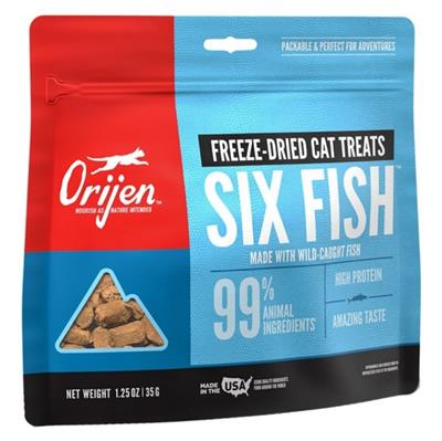 Orijen Cat Freeze-Dried Treat 6 Fish 1.25oz.