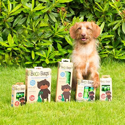 Beco Bags Eco-Friendly Dog Poop Bags  Bear Sized Extra Large Strong Waste Bags