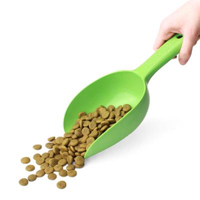 Beco Pets Eco-Friendly Food Scoop Bamboo Rice Husk Durable Pet Food Scoop BPA Free