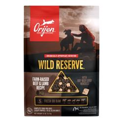 Orijen Dog Wild Reserve Grain Free Farm Raised Beef & Lamb Recipe 12Lbs