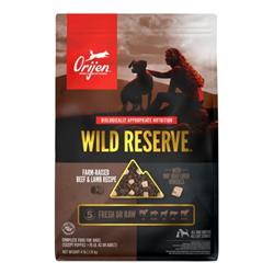 Orijen Dog Wild Reserve Grain Free Farm Raised Beef & Lamb Recipe 4Lbs