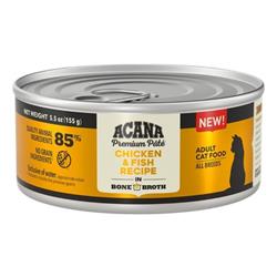 Acana Cat Grain Free Chicken + Fish Recipe In Bone Broth 5.5oz. (Case of 12)