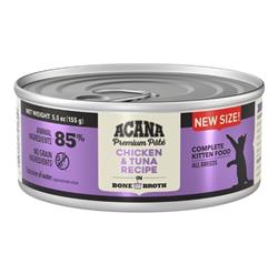 Acana Cat Grain Free Chicken + Tuna Recipe In Bone Broth For Kittens 5.5oz. (Case of 12)