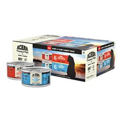 Acana Cat Grain Free Premium Pate Variety - (Case of 12) Beef Chicken & Tuna Recipe (6) + Tuna & Chicken Recipe (6) 3oz.