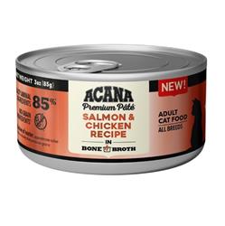 Acana Cat Grain Free Salmon + Chicken In Bone Broth 3oz. (Case of 24)
