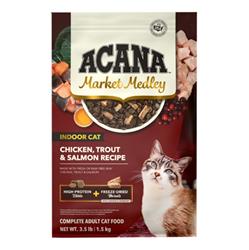 Acana Cat Market Medley Grain Free Indoor Poultry & Fish + Freeze-Dried Chicken Morsels 3.5Lbs