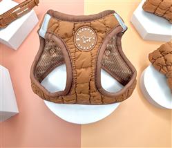 Chocolate Truffle Quilted Step In Harness