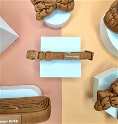 Chocolate Truffle Quilted Collar