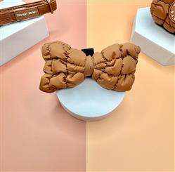Chocolate Truffle Quilted Bow Tie