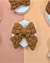 Chocolate Truffle Quilted Sailor Bow Tie