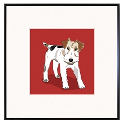 Framed Print: Fox Terrier