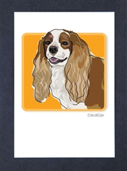 Cavalier Smiling - Grrreen Boxed Note Cards