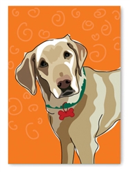 Birthday: Yellow Lab with Red Bone