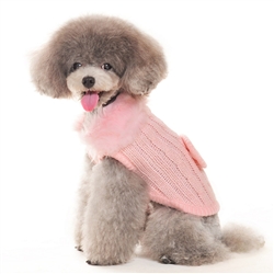 Luxy Fur Sweater - Pink