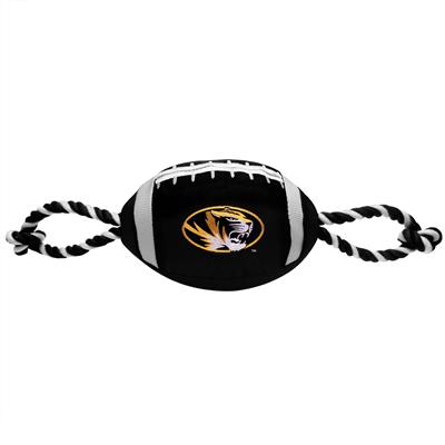 Missouri Tigers Rope Football Toy