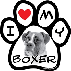 Paw Face Magnets - Boxer