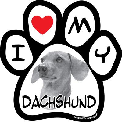 Paw Face Magnets - Dachshund