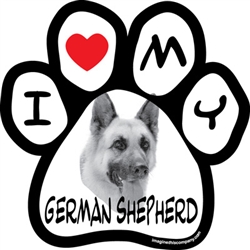 Paw Face Magnets - German Shepherd