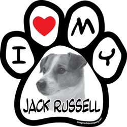 Paw Face Magnets - Jack Russell