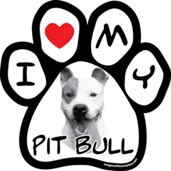 Paw Face Magnets - Pit Bull