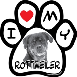 Paw Face Magnets - Rottweiler