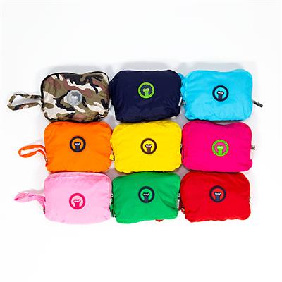 Yellow Pocket Fold Up Raincoat