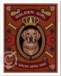 Golden Girl (Golden Retriever) A Darling Among Dogs