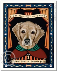 San Retriever de Golden (Golden Retriever) Patron Saint of Sweetie Pies