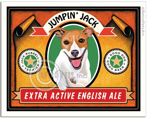 Jumpin Jack Russell (Jack Russell Terrier) Extra Active English Ale