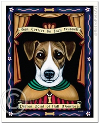 San Terrier de Jack Russell (Jack Russell Terrier) Patron Saint of Hall Monitors