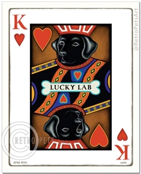 Lucky Lab (Labrador Retriever ) King of Hearts