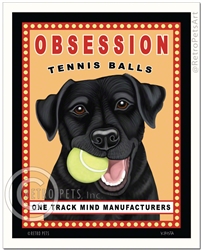 Obsession Tennis Balls (Labrador Retriever) One Track Mind Manufacturers