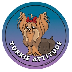 Yorkie - Attitude Magnets Collection