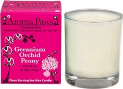 Geranium Orchid Sage 8 oz. in Glass w/ Gift Box